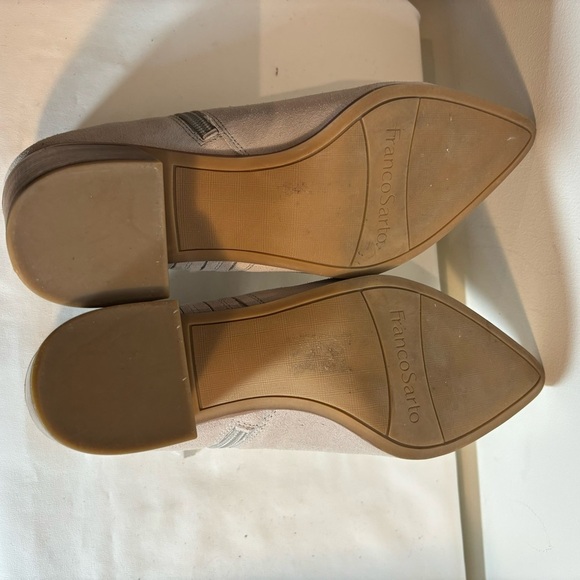 FRANCO SARTO Sz 9 Takoma Booties Low Top Pointy Toes Western Styling Boots - Picture 7 of 11